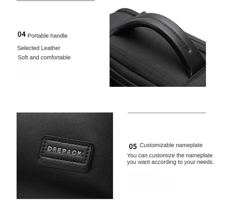 Waterproof Backpack Travel Bag Laptop backpack Large Capacity Backpacks Business Bag Detachable Backpack Dual-purpose Bag