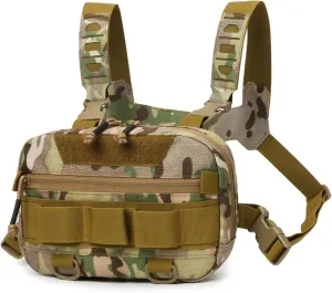 Waterproofs Fishing Chest Bag Light Weights Chest Rig Pouches Running Backpacks Outdoor Travel Vest Bag Front Chest Pack