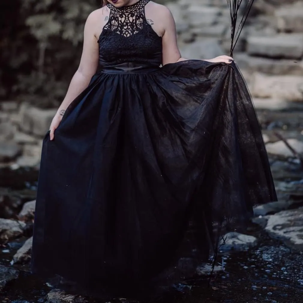WDPL Wedding Planning A-line Maxi Long Tulle Skirt for Women Foor Length Evening Party Skirts