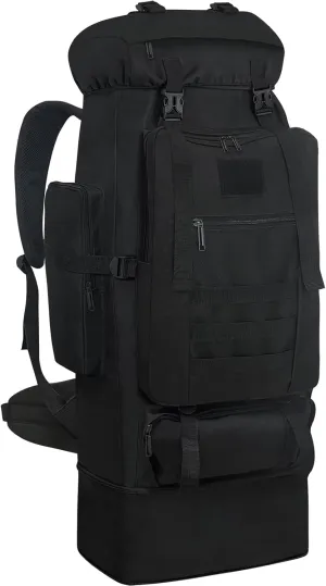 Wesoke 80L 100 Liters Camping Hiking Backpack for Men Women, Waterproof Extra Large Outdoor Travel Military Tactical Rucksack