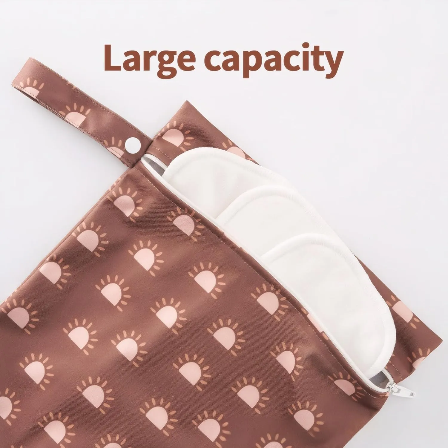 Wet Dry Bag for Baby, Swimsuit, Diaper Bag & Travel - Waterproof Reusable Leakproof Pouch for Wet Clothes, Swimsuits, Pool, Beach, and Gym
