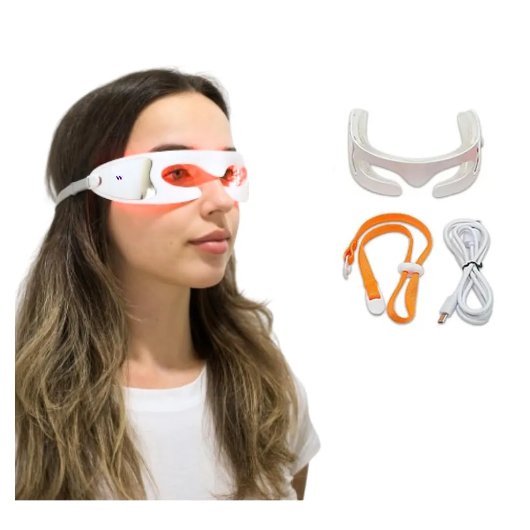 Winksy Revitalize  Red Light Eye Therapy Device - Anti-Aging, Skin Rejuvenation, Dark Circles, Eye Bags & Wrinkle Reduction