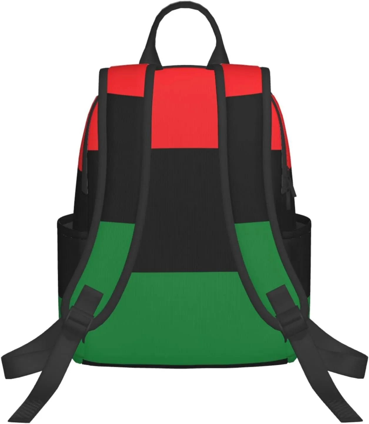 Women men travel laptop backpack water resistant anti-theft bag business computer backpack bookbag fashion casual outdoor daypack, for African American Flag