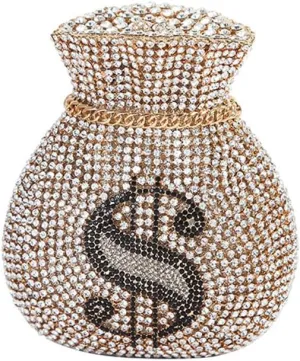 Women Money Pouch Evening Bag Sparkling Crystal Purses Rhinestones Wedding Party Prom Clutch