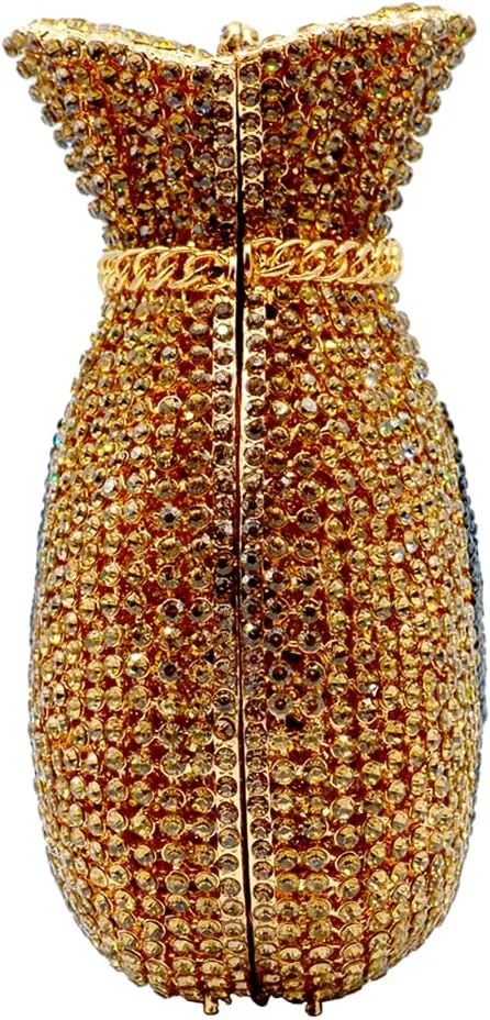 Women Money Pouch Evening Bag Sparkling Crystal Purses Rhinestones Wedding Party Prom Clutch
