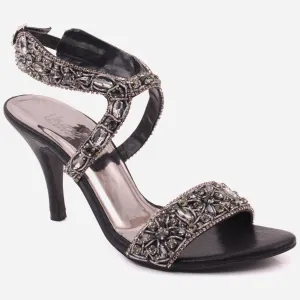 Women "MAYA" Crystal Embellished Diamenties Sandals