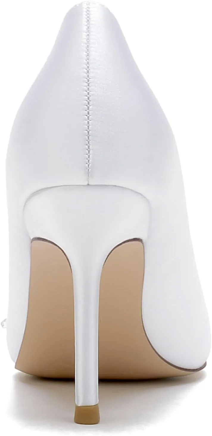Women Shoes Heels for Wedding Applique Prom Evening Pumps