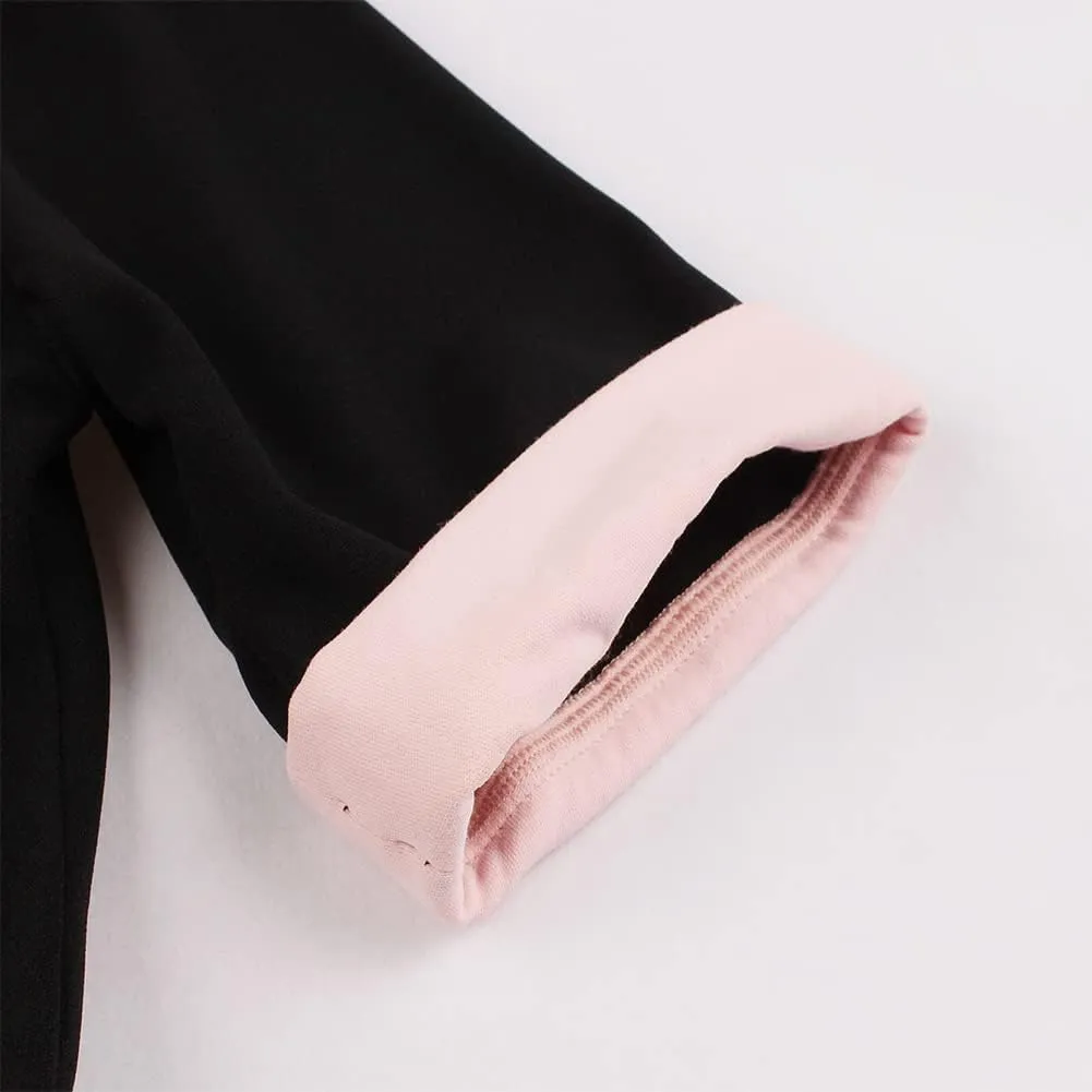 Women Short Sleeve Tie Neck Vintage Cocktail Party Dress Buttons Down 50s Flared A-Line Casual Office Work Prom Swing Dress