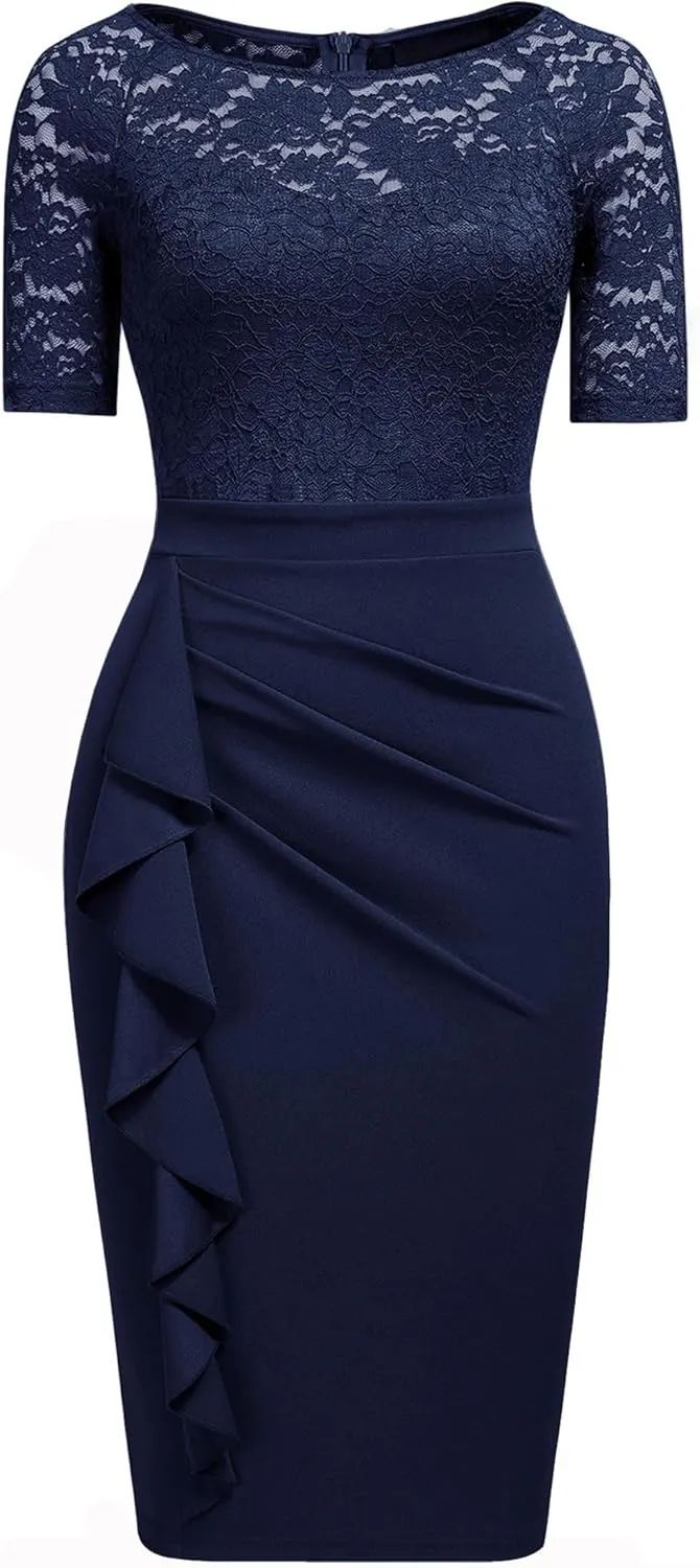 Womens Cocktail Dresses for Wedding Guest Evening Party Church Dress