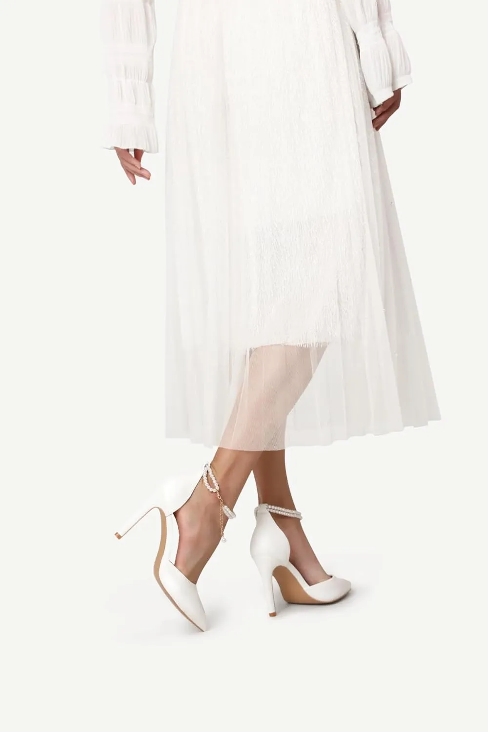 Women's High Heels Closed Pointed Toe Sexy Lace Up Wedding Evening Dress Pumps Shoes