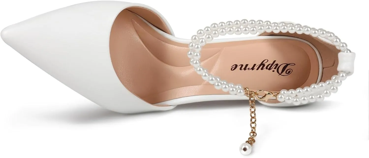 Women's High Heels Closed Pointed Toe Sexy Lace Up Wedding Evening Dress Pumps Shoes
