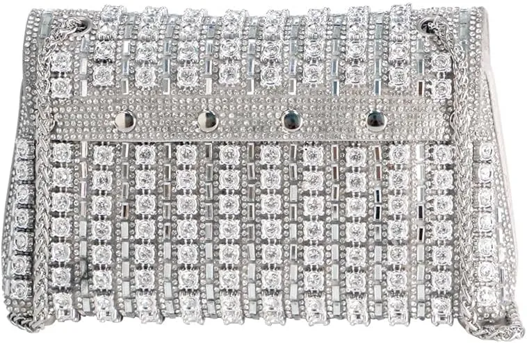 Women's Rhinestone Purse Luxury Diamond Shining Crossbody bag,matched with evening dress, long skirt, party, evening.