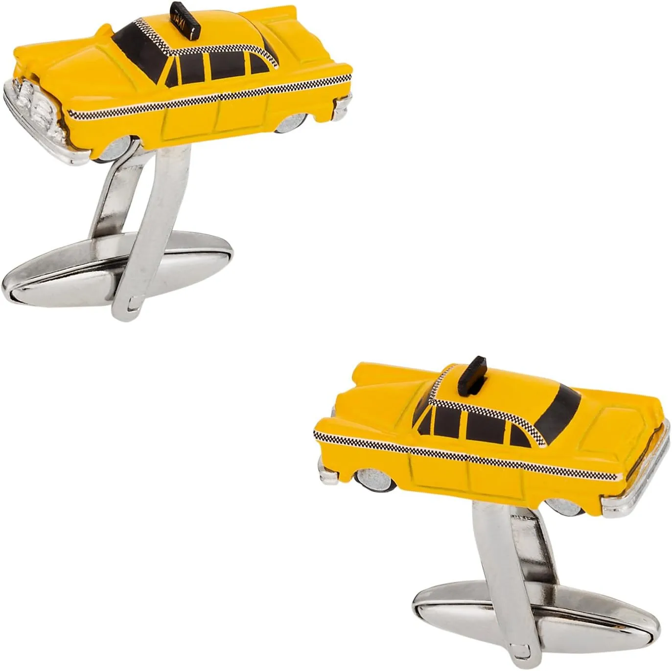 Yellow Taxi Cab Cufflinks New York City NYC Cuff Links with Travel Presentation Gift Box Wedding Party Groomsmen Groom