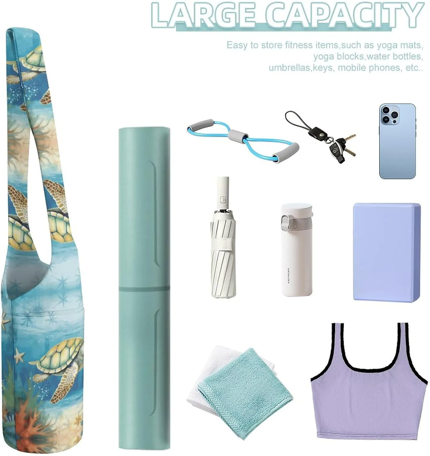 Yoga Mat Bags for Women Extra Large Yoga Bag Carrier Tote Holder Yoga Accessories