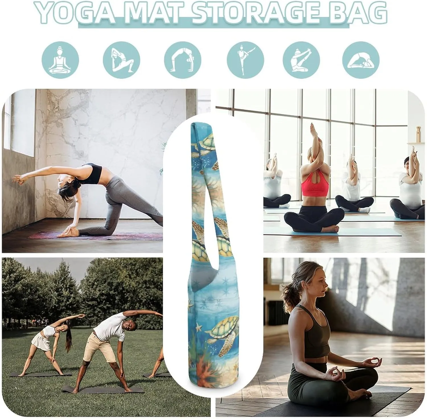 Yoga Mat Bags for Women Extra Large Yoga Bag Carrier Tote Holder Yoga Accessories